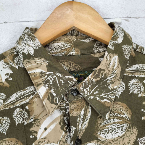 La Boom Homme リーフ柄 L/Sシャツ メンズ FREE