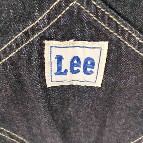 リー Lee ロゴ 刺繍 デニム オーバーオール レディース 160