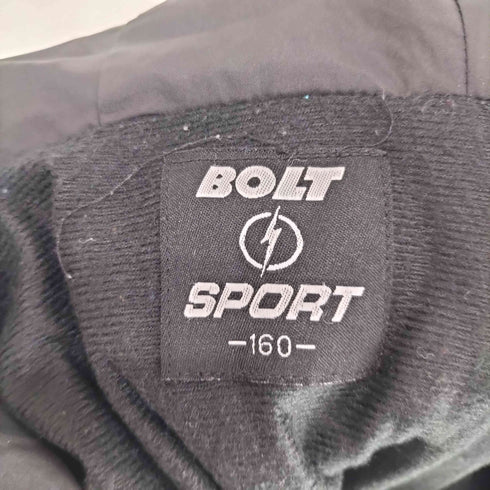 BOLT SPORT ロゴ刺繍 ジップアップジャケット レディース 160