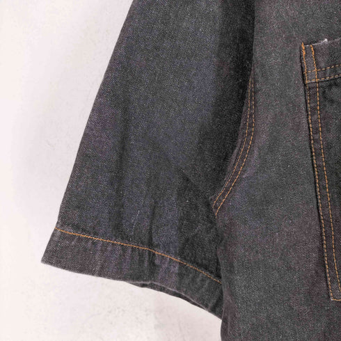 S/S デニムシャツ Bboy hiphop メンズ JPN:L