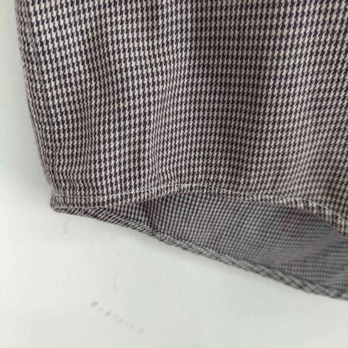 エディーバウアー Eddie Bauer 90S 白タグ L/S BD フラップポケット 千鳥格子 シャツ メンズ JPN:M