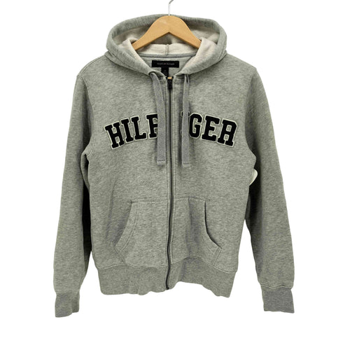 トミーヒルフィガー TOMMY HILFIGER フェルトロゴ ジップパーカー レディース S/P