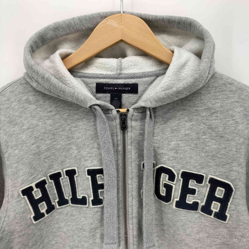 トミーヒルフィガー TOMMY HILFIGER フェルトロゴ ジップパーカー レディース S/P