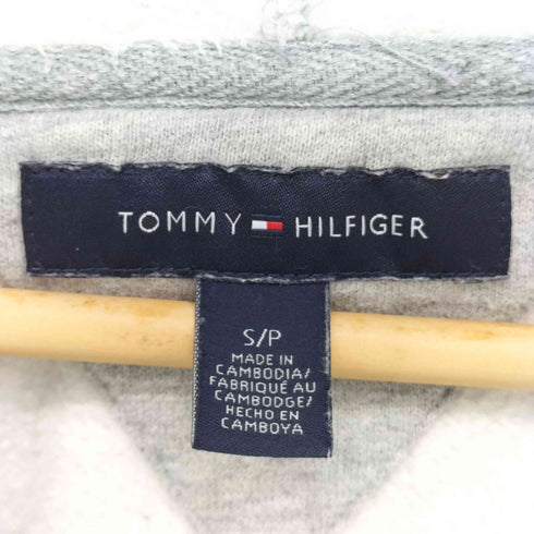 トミーヒルフィガー TOMMY HILFIGER フェルトロゴ ジップパーカー レディース S/P