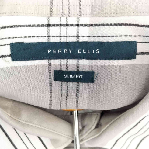 ペリーエリス PERRY ELLIS L/S チェック シャツ メンズ JPN:XL
