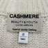 ビューティーアンドユースユナイテッドアローズ BEAUTY & YOUTH UNITED ARROWS カシミヤ ハーフ アゼ クルーネック ニット メンズ JPN:S