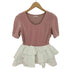 リリーブラウン Lily Brown 26SS ベロアペプラムフリルトップス レディース ONE SIZE