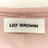 リリーブラウン Lily Brown 26SS ベロアペプラムフリルトップス レディース ONE SIZE