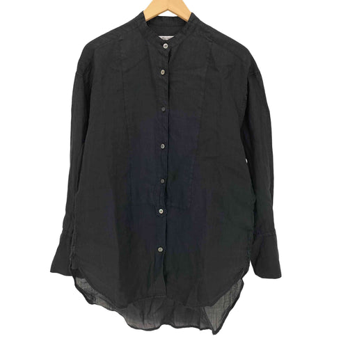 ウィムガゼット Whim Gazette 22SS ラミーヨーク切替 リネンシャツ レディース F