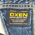 OXEN ペインター ダブルニー デニムパンツ メンズ US:32-33