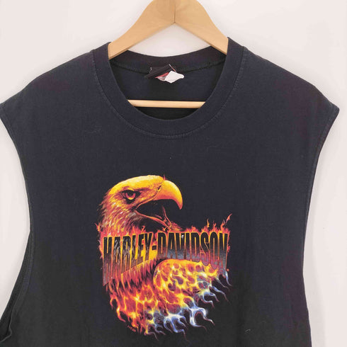 ハーレーダビッドソン HARLEY-DAVIDSON フロントプリント タンクトップ シャツ メンズ import:XXL