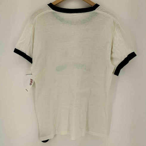 スポーツウエア Sportswear 60s USA製 裾シングルステッチ フロントプリント リンガーTシャツ メンズ import:M