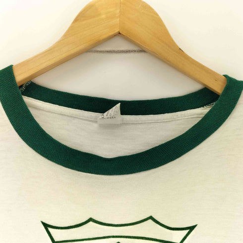 スポーツウエア Sportswear 60s USA製 裾シングルステッチ フロントプリント リンガーTシャツ メンズ import:M
