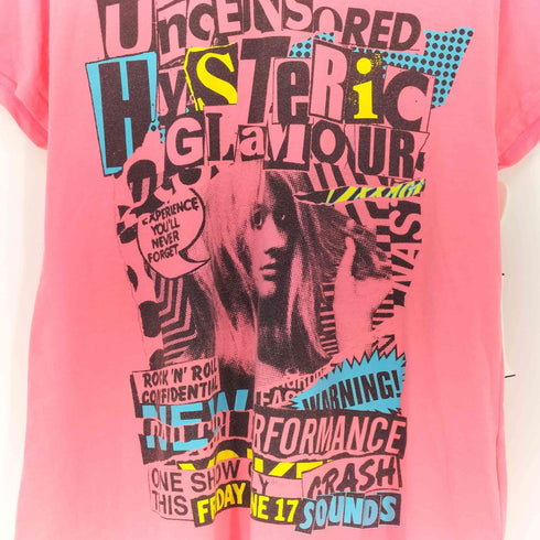 ヒステリックグラマー HYSTERIC GLAMOUR UNCENSORED ヒスガール グラフィックプリントTシャツ レディース FREE