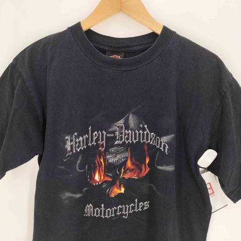 ハーレーダビッドソン HARLEY-DAVIDSON ロゴ アニマル 両面プリント S/S クルーネック Tシャツ メンズ