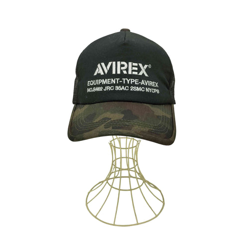 アヴィレックス AVIREX ミリタリーテイスト メッシュ キャップ メンズ