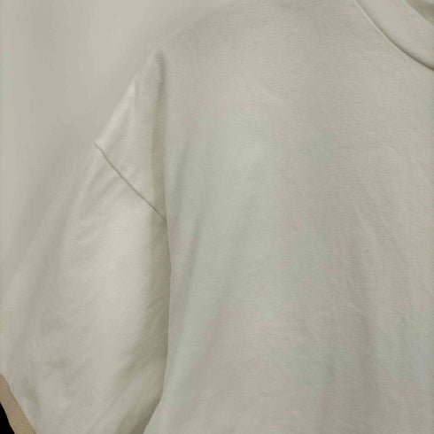 レディラックルカ LADY LUCK LUCA 23SS ラインチュールフリルTシャツ 袖チュール クルーネック プルオーバー レディース