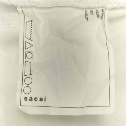 サカイ Sacai メッシュドッキング クロップドカットソー レディース
