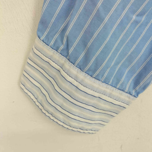 three stones throw クレイジーパターン ストライプシャツ メンズ JPN:M