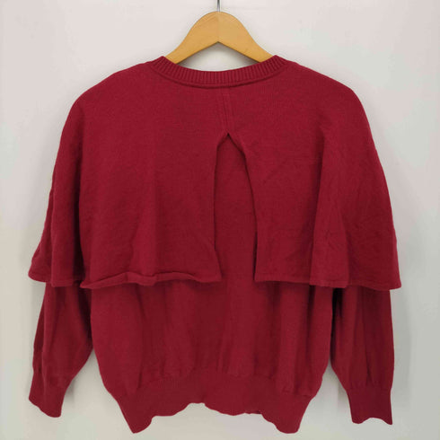 ロベルタディカメリーノ Roberta di Camerino フリルデザイン ウール カーディガン レディース EUR:40