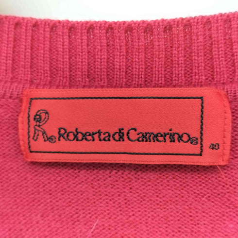 ロベルタディカメリーノ Roberta di Camerino フリルデザイン ウール カーディガン レディース EUR:40
