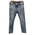 アルマーニジーンズ ARMANI JEANS ケミカルウォッシュ スクラッチ加工 ダメージ デニム パンツ メンズ 31