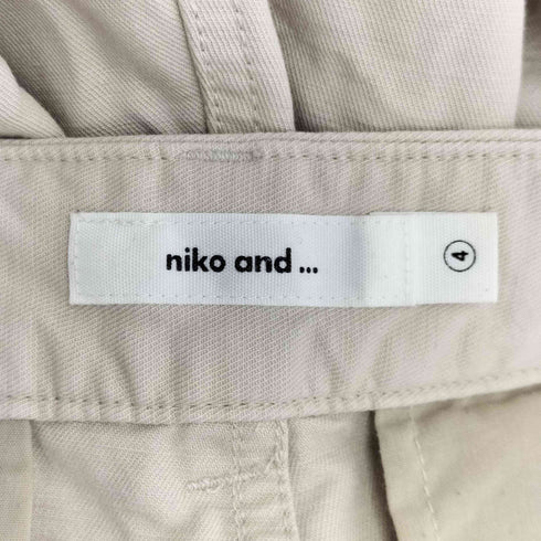 ニコアンド niko and... ワイドカーゴパンツ レディース JPN:L