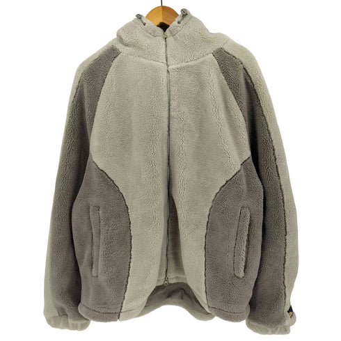 ザラ ZARA カラーブロック ボアジャケット メンズ XL