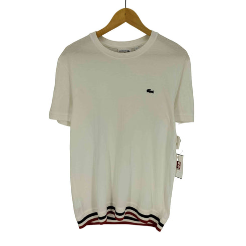 ラコステ LACOSTE ロゴパッチ クルーネック Tシャツシャツ メンズ import:L