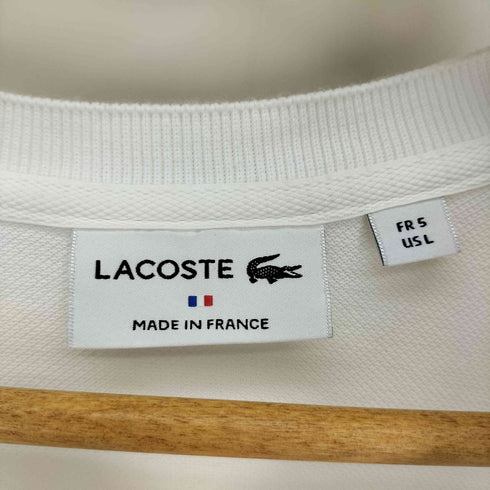 ラコステ LACOSTE ロゴパッチ クルーネック Tシャツシャツ メンズ import:L