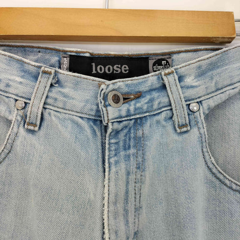 リーバイス Levis 90s 99年製造 SILVERTAB loose USA製 ボタン裏刻印513 ワイドデニム メンズ W30L34