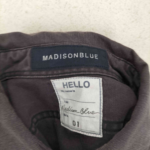 マディソンブルー MADISONBLUE HAMPTON BACK SATIN SHIRT レディース S