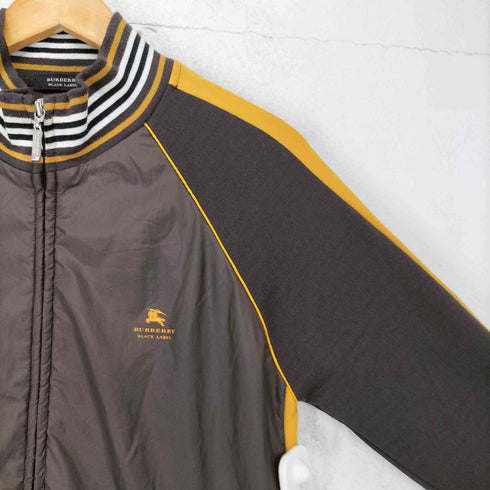 バーバリーブラックレーベル BURBERRY BLACK LABEL ロゴプリント トラックジャケット メンズ 2