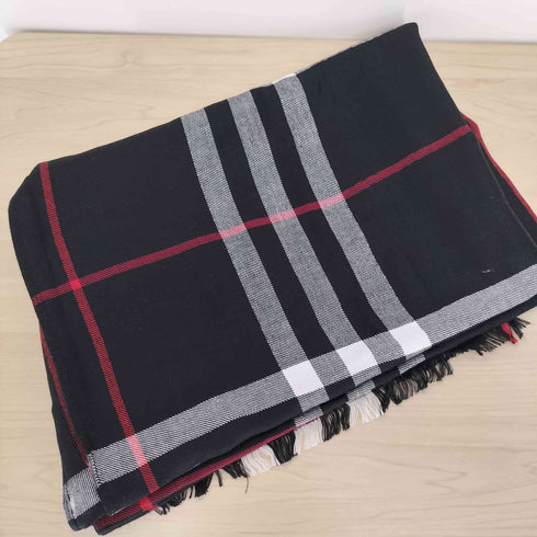 バーバリーロンドン BURBERRY LONDON 英国製 ノバチェック カシミヤ混 マフラー レディース