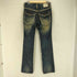 LOLITA JEANS フェード ハチノス ステッチデザインストレートデニムパンツ Y2K レディース 28