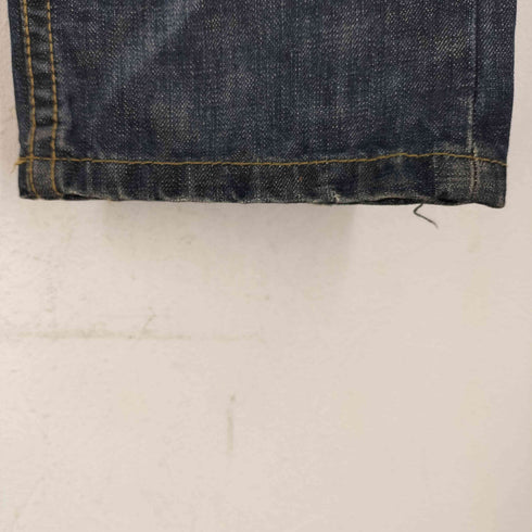 LOLITA JEANS フェード ハチノス ステッチデザインストレートデニムパンツ Y2K レディース 28