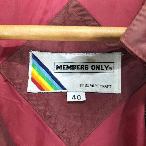 メンバーズオンリー MEMBERS ONLY ジップアップブルゾン メンズ US:40