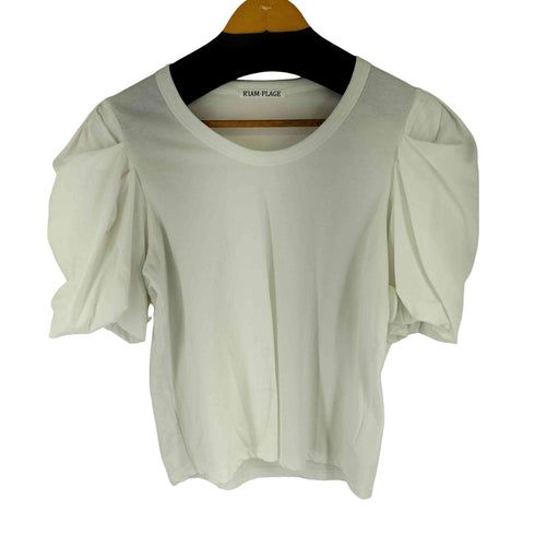 RIAM PLAGE パフスリーブ S/S カットソー レディース