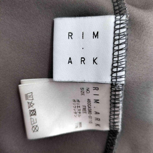 リムアーク RIM.ARK Back volume R-neck cut tops レディース FREE