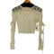 ラグアジェム LAGUA GEM FLOR LACE SLEEVE HOLE トップス レディース