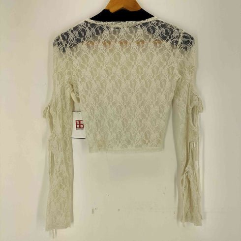 ラグアジェム LAGUA GEM FLOR LACE SLEEVE HOLE トップス レディース