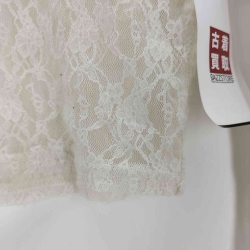 ラグアジェム LAGUA GEM FLOR LACE SLEEVE HOLE トップス レディース