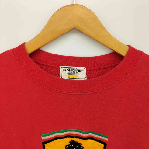 PROMOPRINT 80-90S イタリア製 フロント エンブレム 刺繍 クルーネック スウェット メンズ