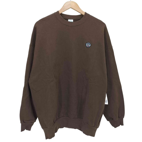 ケボズ KEboz WAPPEN SWEAT ワンポイント ロゴ クルーネック スウェット メンズ import:L