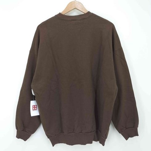 ケボズ KEboz WAPPEN SWEAT ワンポイント ロゴ クルーネック スウェット メンズ import:L