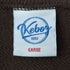 ケボズ KEboz WAPPEN SWEAT ワンポイント ロゴ クルーネック スウェット メンズ import:L