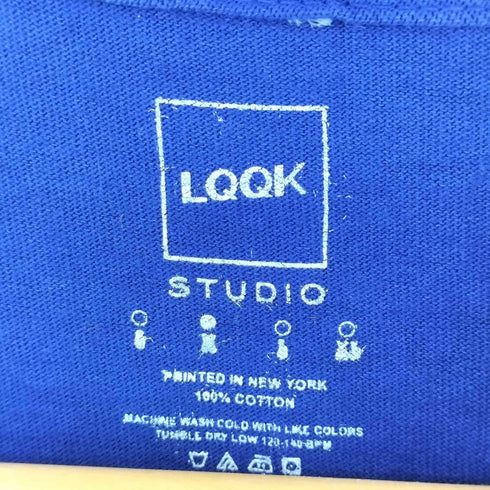 LQQK STIDIO プリントTシャツ メンズ