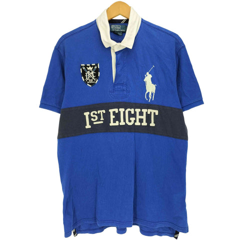 ポロバイラルフローレン Polo by RALPH LAUREN 90s CUSTOM FIT ビッグポニー エンブレム Ist EIGHT メンズ import:L