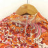 MORLEY 花柄 メッシュ マルチカラーハーフジップ レディース 36