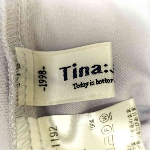 ティーナジョジュン TINA:JOJUN 26SS ラメ スカラップ ラップスカート レディース JPN:M